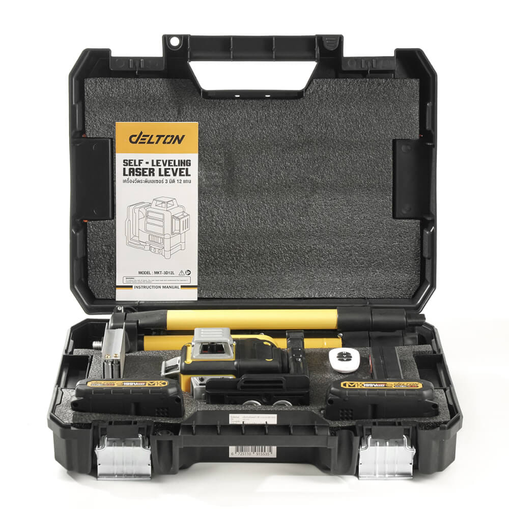 เครื่องวัดระดับเลเซอร์ DELTON รุ่น MKT-3D12L 3 มิติ 12 แกน 360 องศา_1